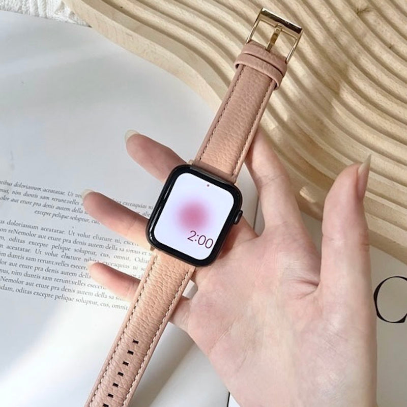 79%OFF!】 Apple Watch マグネット式 PUレザーバンド ストラップ