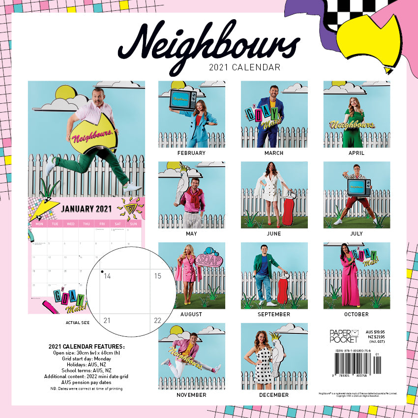 Paper Pocket Neighbours 35th Anniversary 2021 Calendar