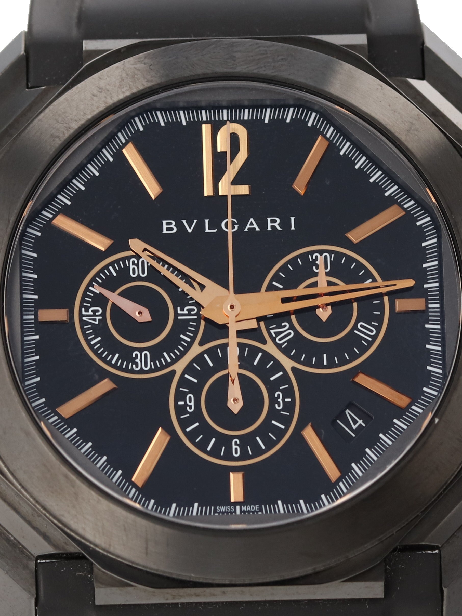 36014: Bulgari Octo Velocissimo Chronograph, BGO41SCH, 2018 Full Set – Paul  Duggan Fine Watches