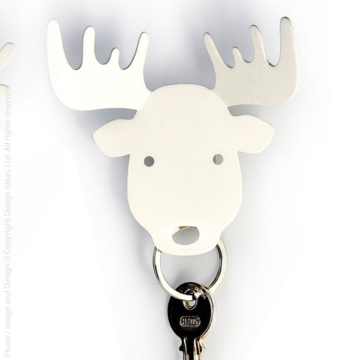 Keksi small key ring in Finnish reindeer horn