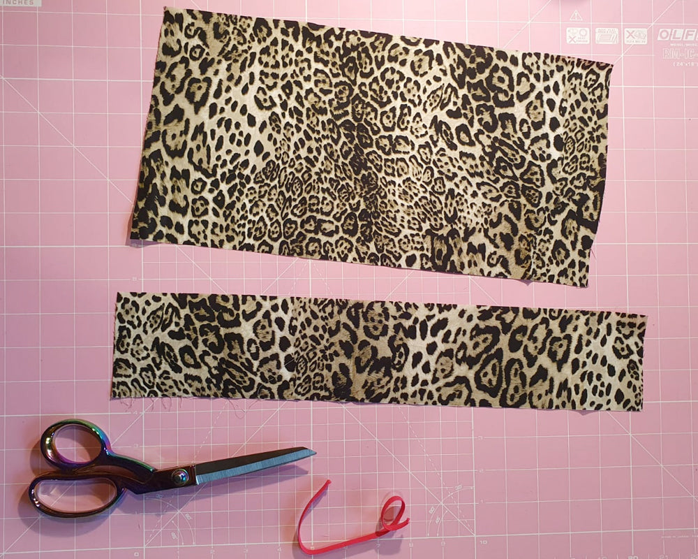 Zebra Print 1 1/2 Inch Elastic