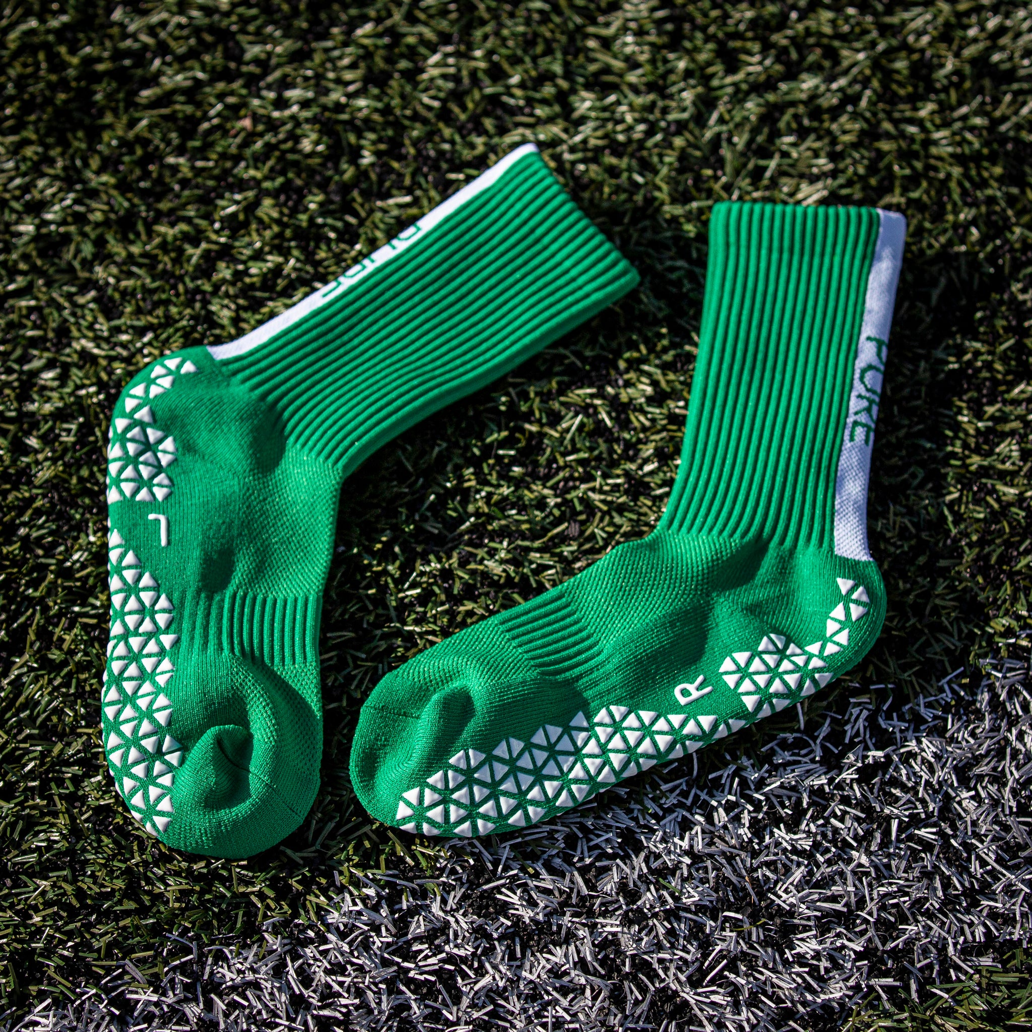 Pure Grip Socks Green