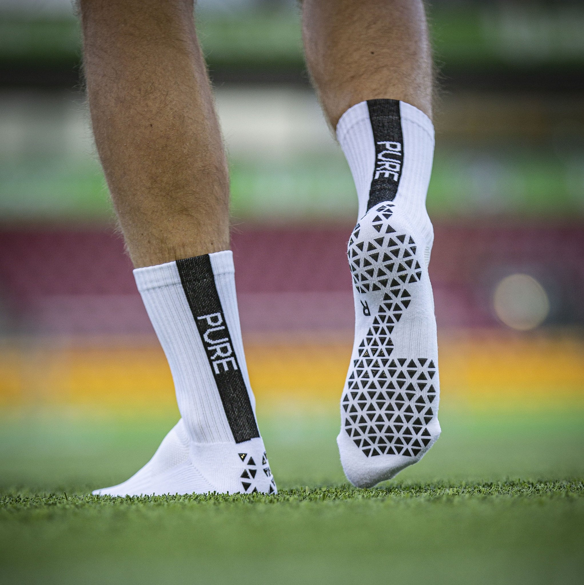 Pure Grip Socks White