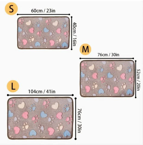 Brown Dog Blanket sizes