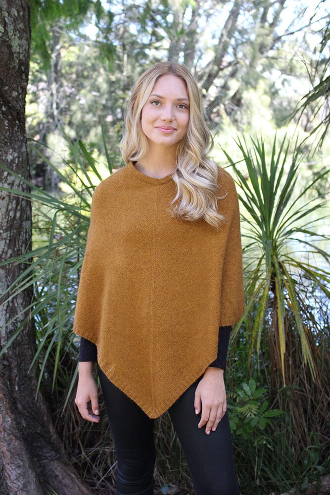 Possum Merino Clothing - Women's McDonald Ombre Poncho 5010