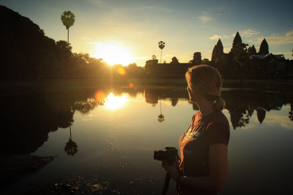 Marianne Vander Dussen - Artist at Angkor Wat