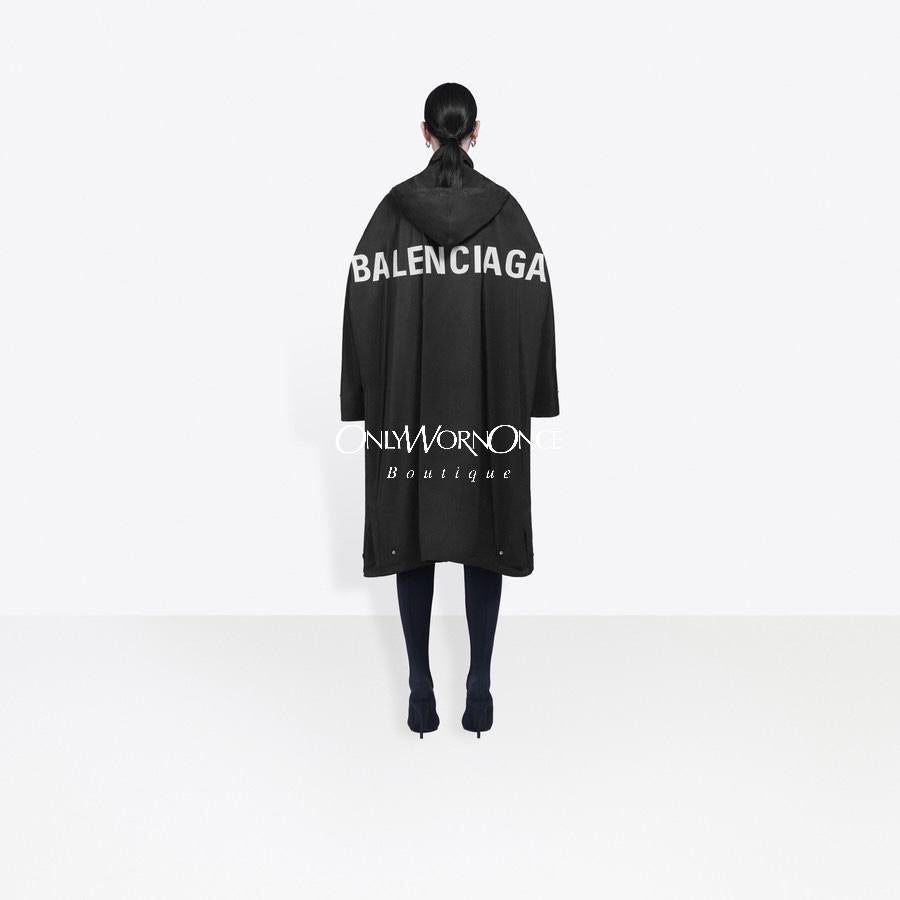 Balenciaga oversize Rain Jacket Black for Men  Lyst