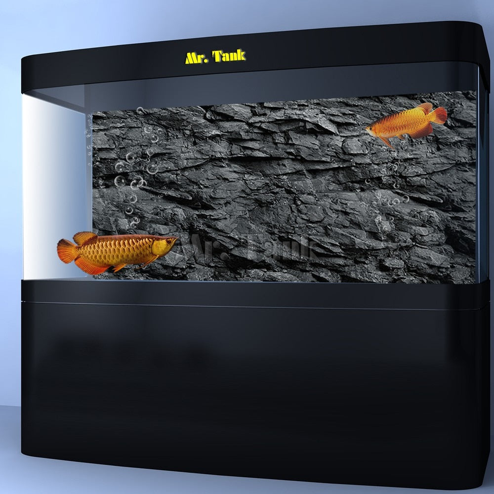 Stone 3D Print Wallpaper for Fish Tank Terrarium R – MK Aquarium Store