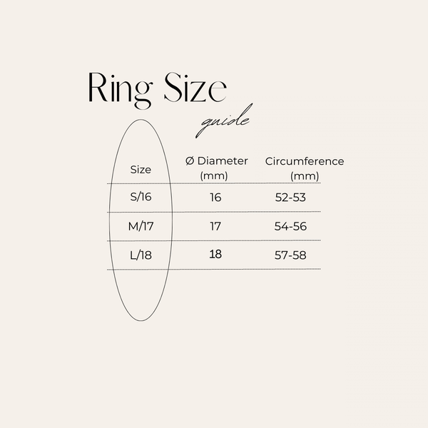 Ring Size Guide – Yasèmia