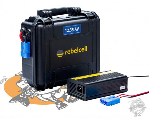 Rebelcell - OutdoorBox 12V35AV + nabíječka 10A