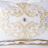 Ivy Gold Luxury Duvet Cover Set (Egyptian Cotton) - Villa and Oak