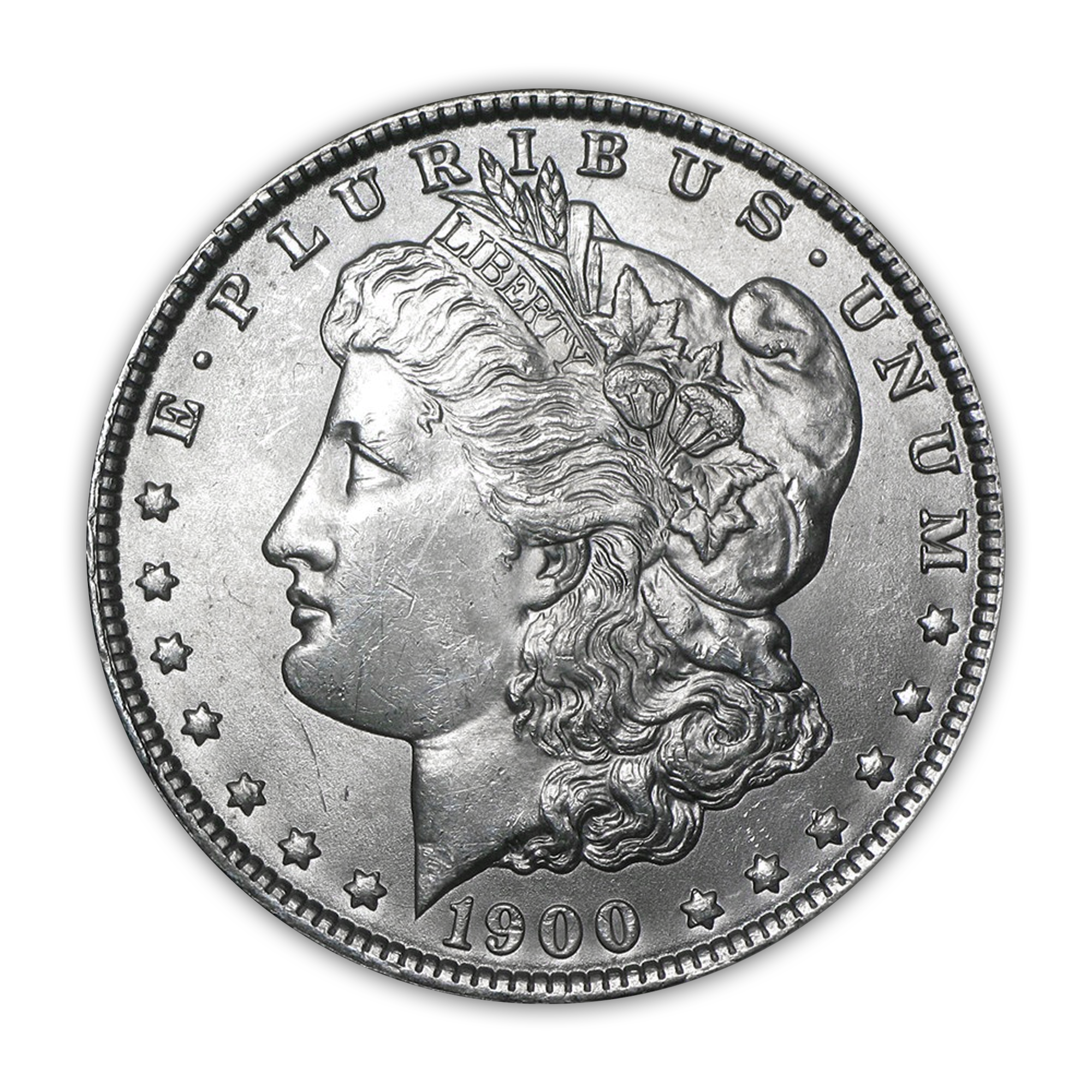 1900 Morgan Silver Dollar Philadelphia - Brilliant Uncirculated