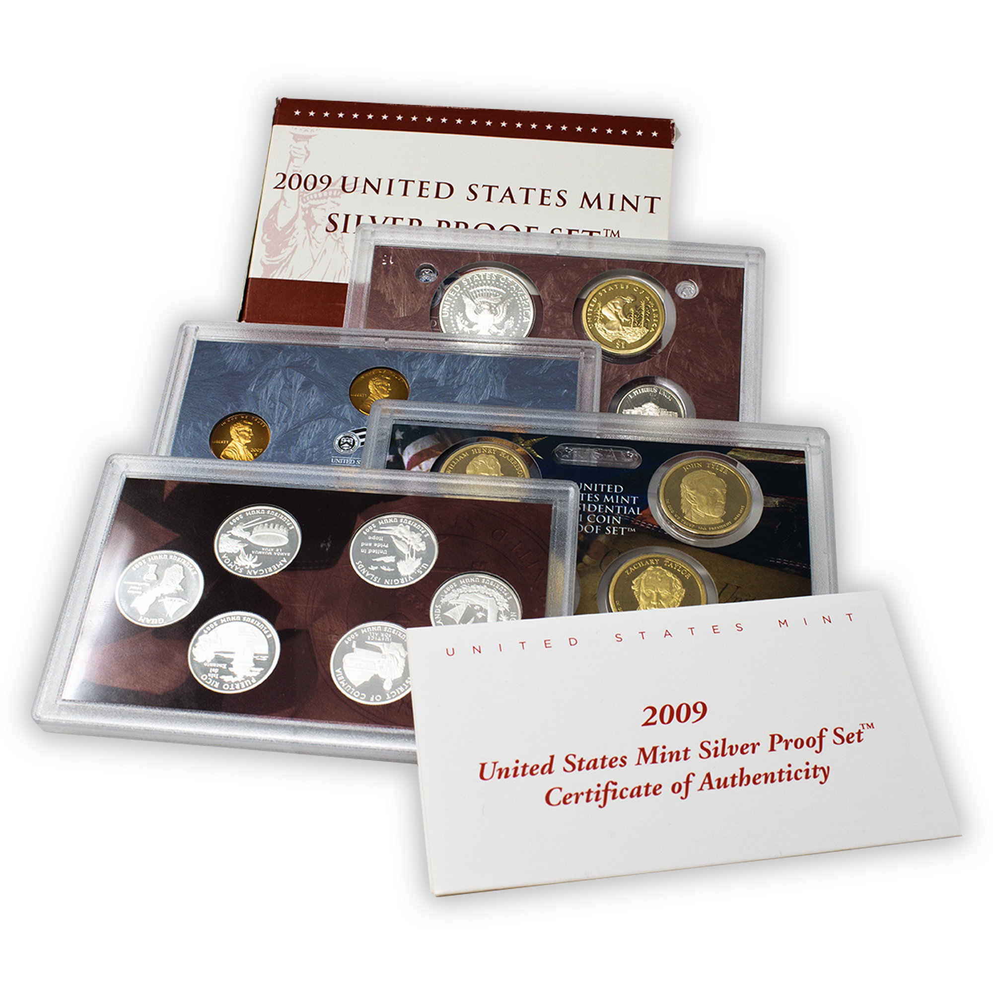 2009 Silver Proof Set - 18 Coins