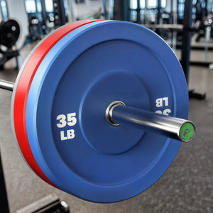 Flybird Classic Color Olympic Bumper Plates 35LB（1 Piece） - Flybird Fitness