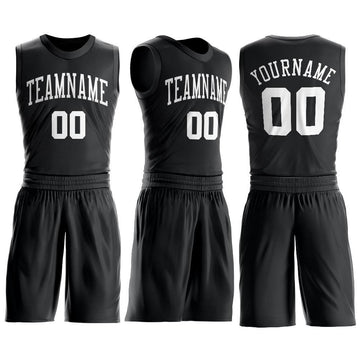 FANSIDEA Custom Basketball Jersey Yellow Black Round Neck Sublimation Basketball Suit Jersey Men's Size:3XL