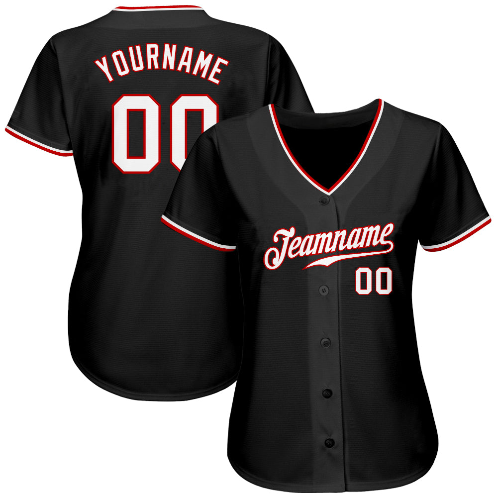 baseball jersey red and white