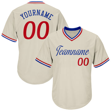 Custom Authentic Throwback Rib-Knit White Baseball Jersey Shirts