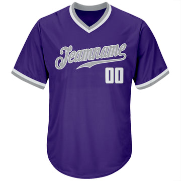  XXME Purple Original Crown Fan Baseball Jersey Shirt