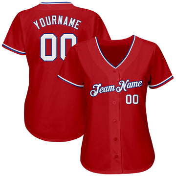 Cheap Custom Red Gold Strip Gold-White Authentic Baseball Jersey Free  Shipping – CustomJerseysPro