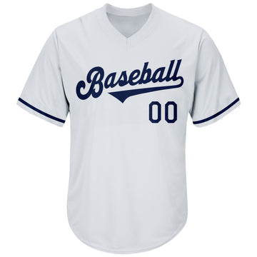 Custom Authentic Throwback Rib-Knit White Baseball Jersey Shirts