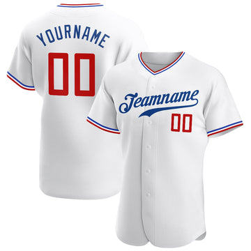 Cheap Custom Red Gold Strip Gold-White Authentic Baseball Jersey Free  Shipping – CustomJerseysPro