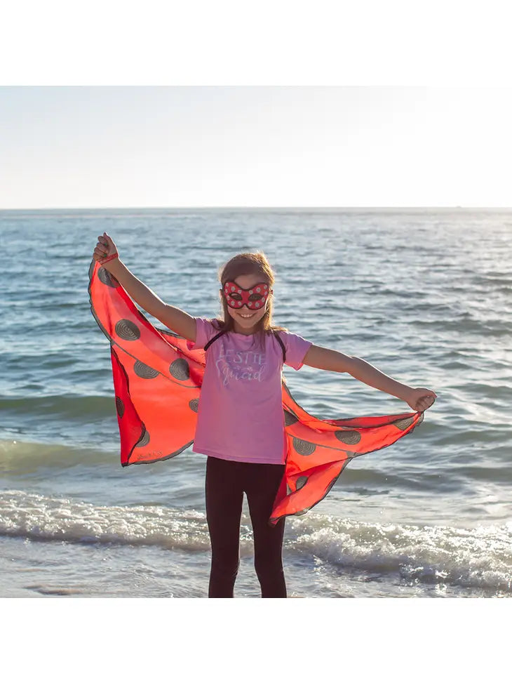 Ladybird Wings + Mask (ladybug costume)