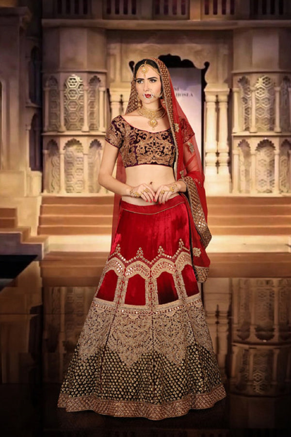 Buy Peach Lehenga Choli Sets for Women by FUSIONIC Online | Ajio.com