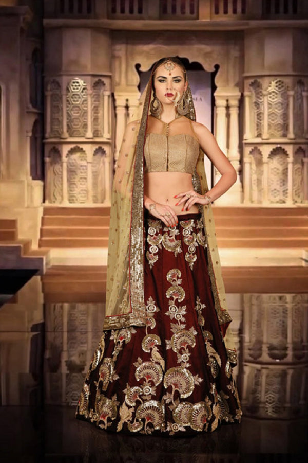 Bridal Hearts And Elephant Lehenga – Love Summer