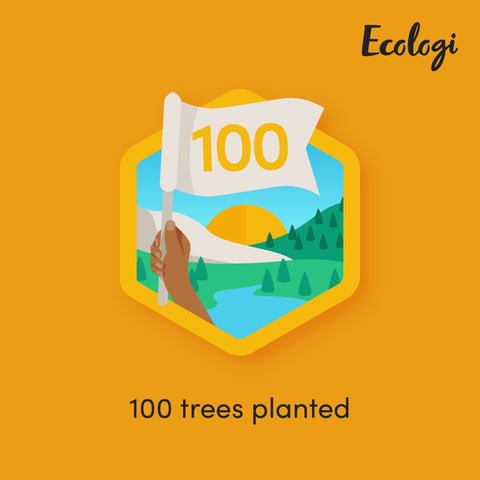 ecology 100 trees planted