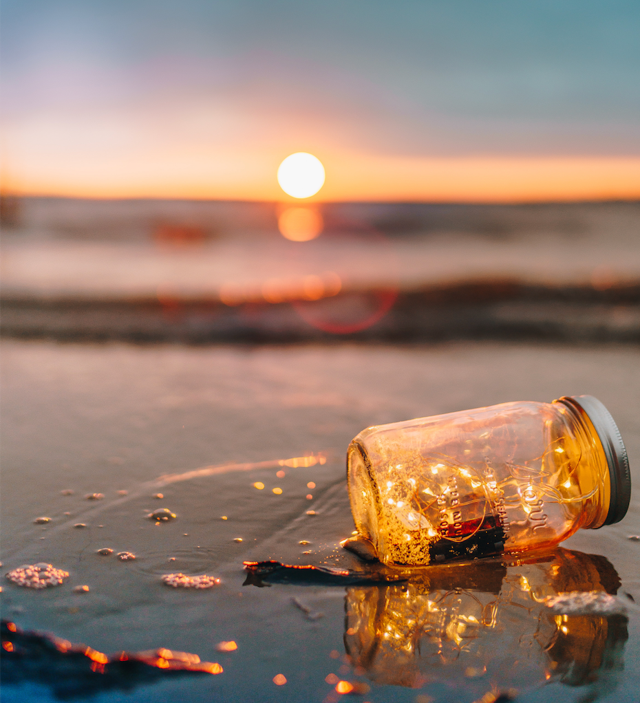 Sunset at the beach