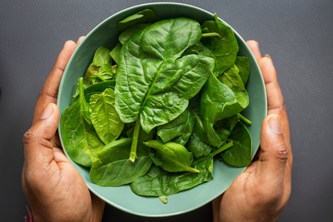 Bowl of spinach