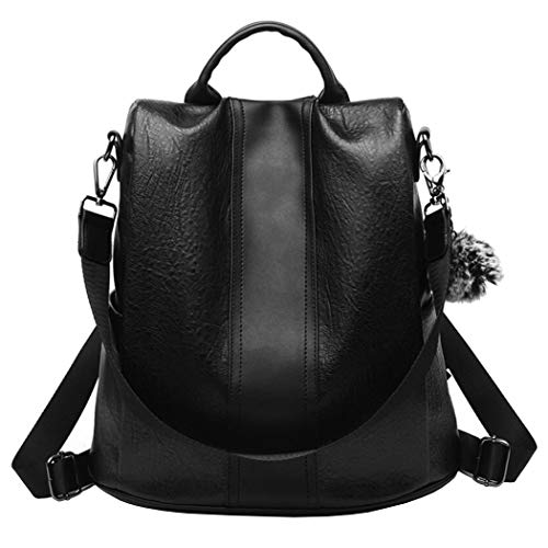 shepretty Women's Anti-Theft Backpack Leather Shoulder Bags – Style Heist