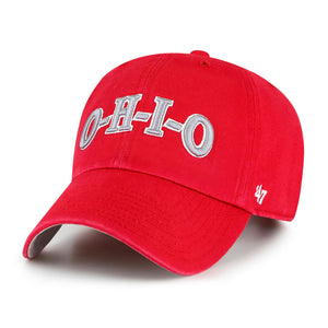 Ohio State Buckeyes O-H-I-O Clean Up Unstructured Adjustable Hat