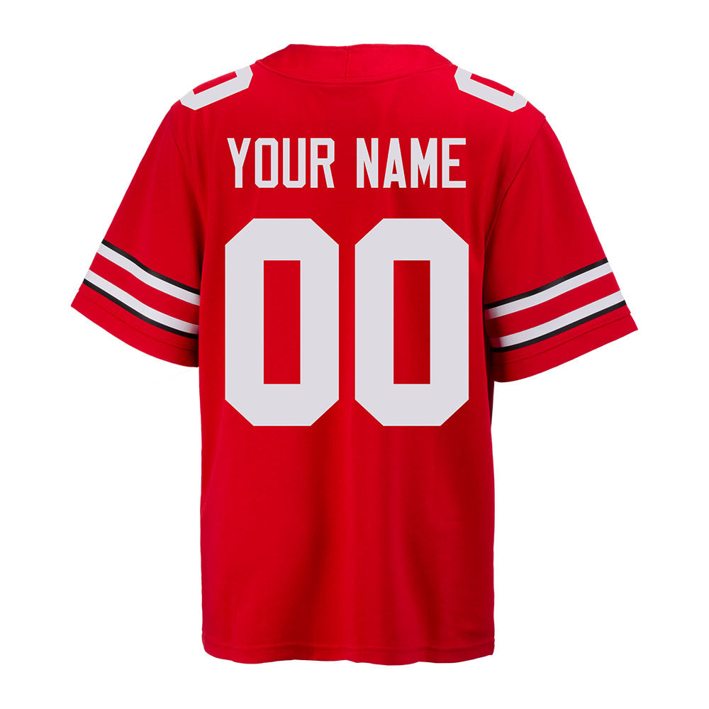 Men's Ohio State Buckeyes Personalized Nike Red Game Jersey - Shop OSU Buckeyes product image