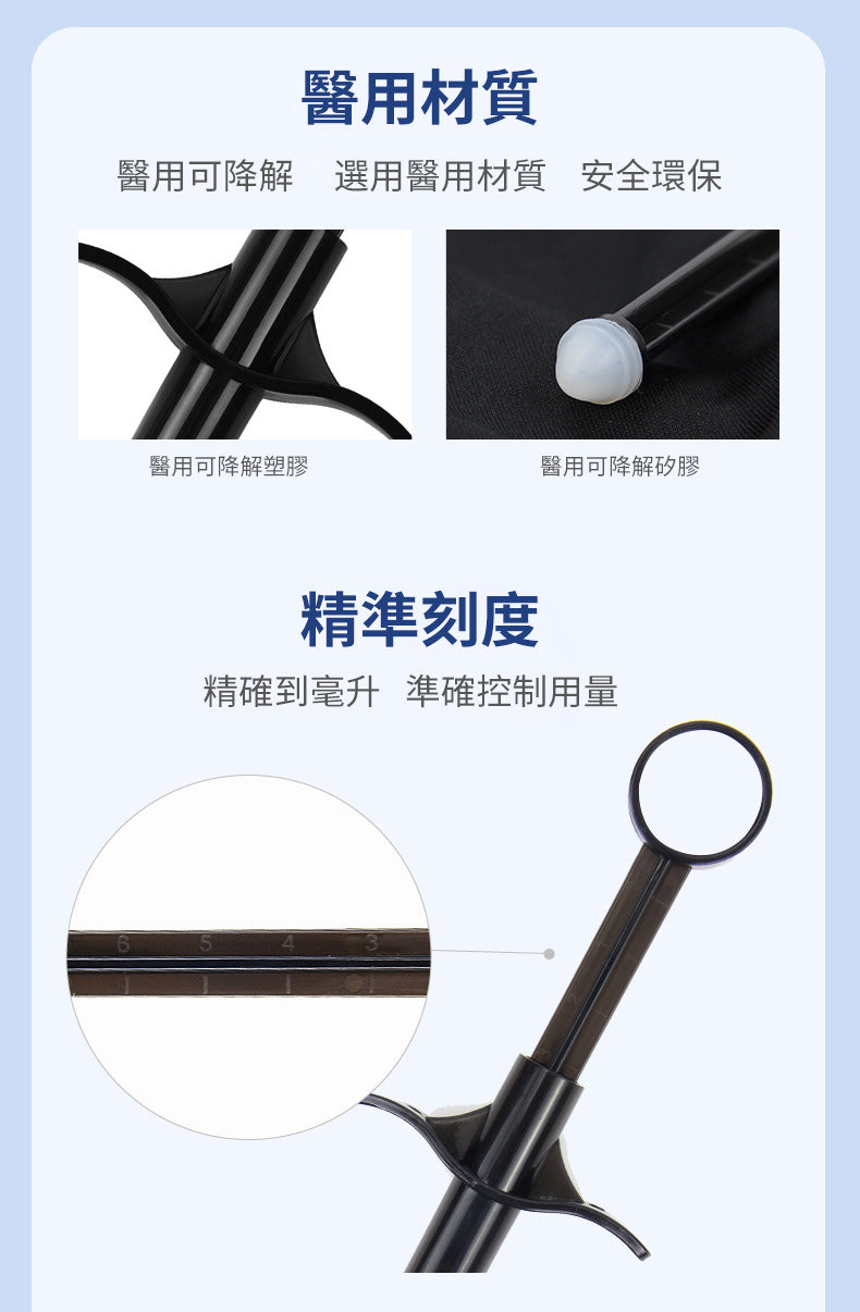 roomfun潤滑液注入器打油器 - 醫用材質，帶刻度