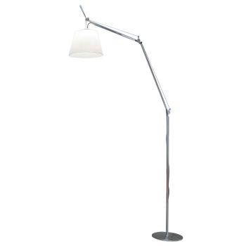 Artemide Tolomeo Mega LED 42cm met microschakelaar dimmer aluminium vloerlamp