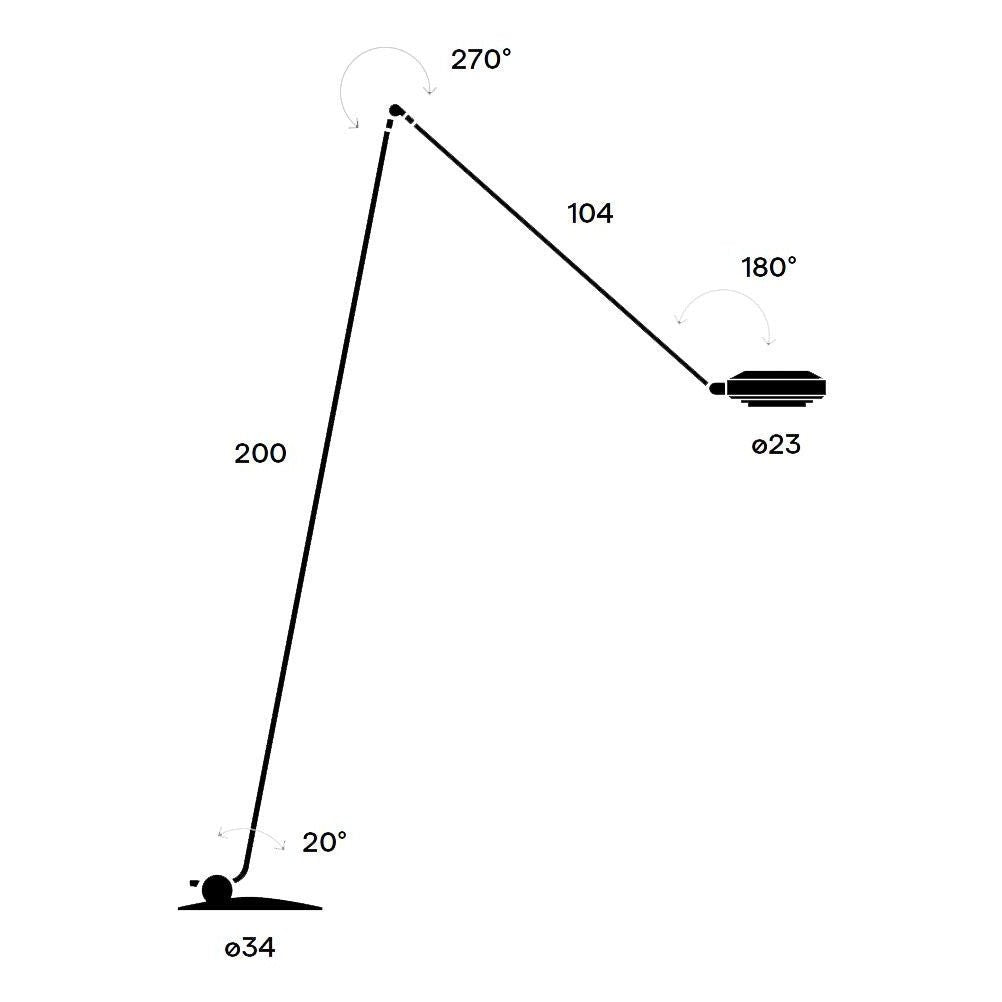 Lumina - Elle LED Vloerlamp