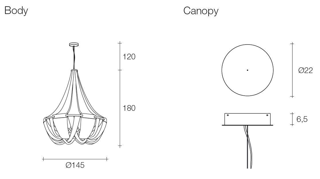 Terzani - Soscik G57S Hanglamp