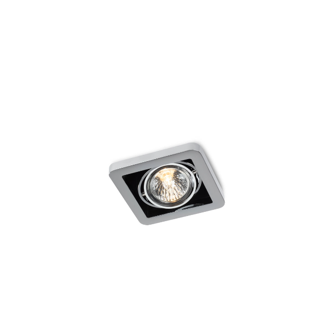 Trizo21 - R51 in GU10 chroom ring Plafondlamp