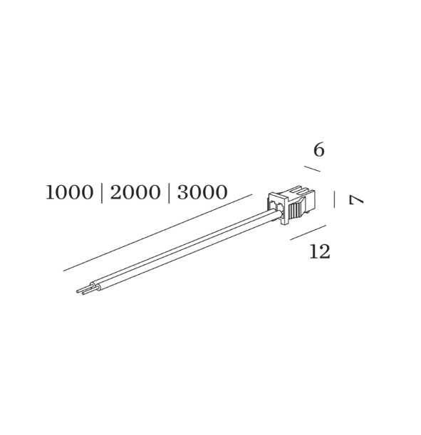 Wever & Ducre Led Module Cable 1000mm