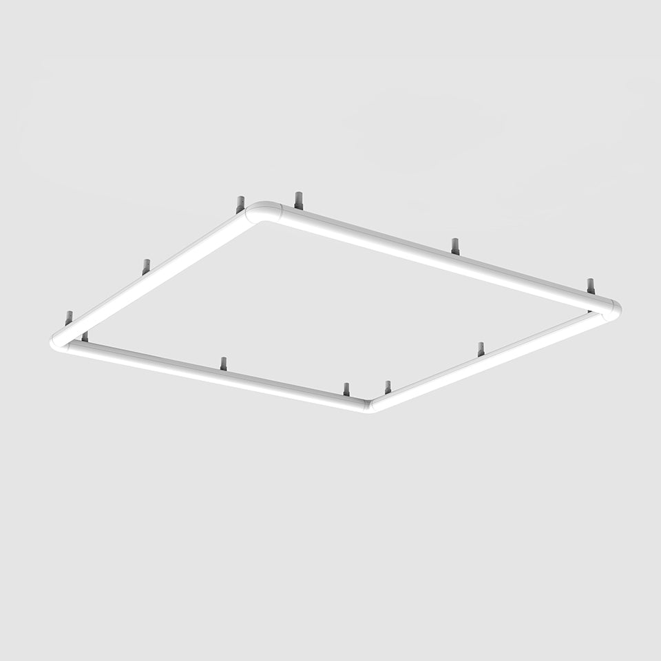 Artemide - Alphabet Square 180 Wand/plafond Half-inbouw Dali/Push