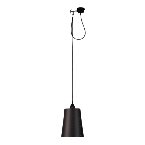 Buster and Punch Hooked 1.0-Groot Grafiet Shade 2.0m Hanglamp