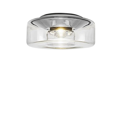 Serien Curling Glas Unit plafondlamp-hanglamp M Glas klar