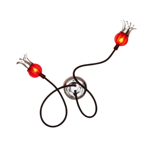 Serien - POPPY Ceiling 2 arms zwart plafondlamp