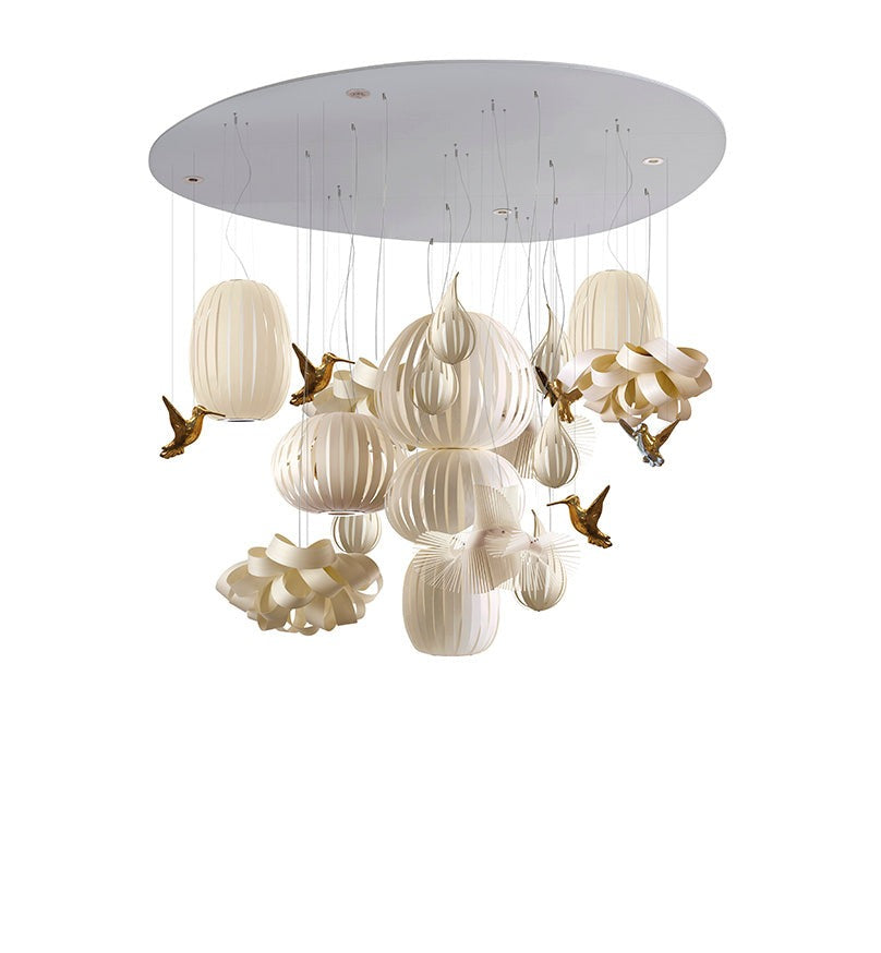 LZF - Candelabro Klein Hanglamp wit