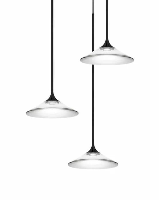 Artemide Orsa Cluster 3 Zwart-Chroom hanglamp