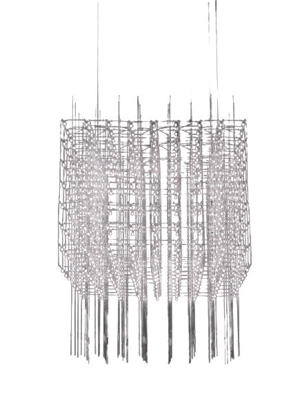 Quasar Universe Square met druppels Hanglamp