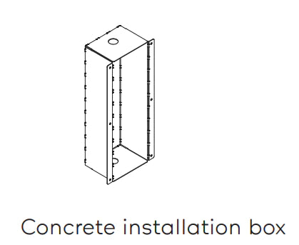 Kreon - Concrete installation box