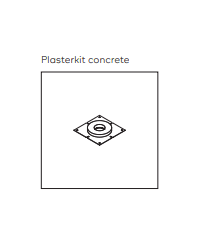 Kreon - Plasterkit Concrete Optionele accesoires