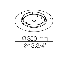 Estiluz Bolt down floor base kit 55 BG Accessories